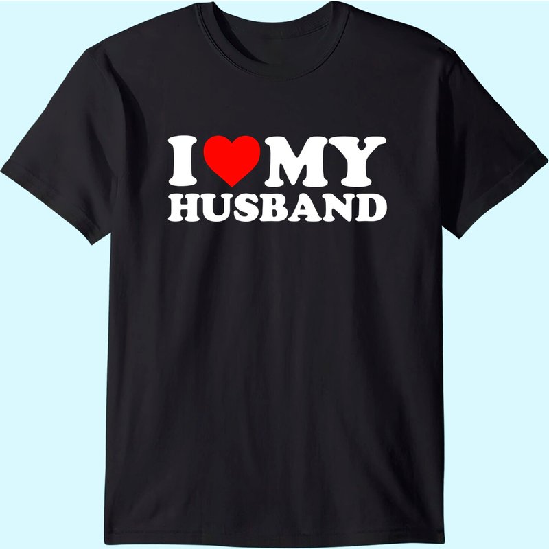 T-shirt J'aime mon mari pour hommes — T-shirts pour hommes