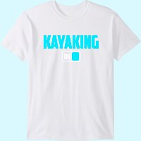 Kayaking Mode On Canoe Boat Adventure T-shirt — T-shirts pour hommes
