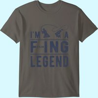 T-shirt Je suis une légende de la pêche Humour de pêche sarcastique drôle — T-shirts pour hommes