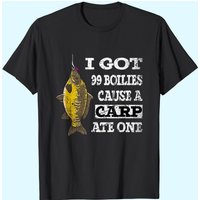 I Got 99 Boilies Cause A Carp Ate One Jurassic Carp Fishing T-shirt — T-shirts pour hommes
