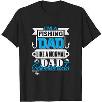 Je suis un papa pêcheur comme un papa normal seulement T-shirt plus cool — T-shirts pour hommes
