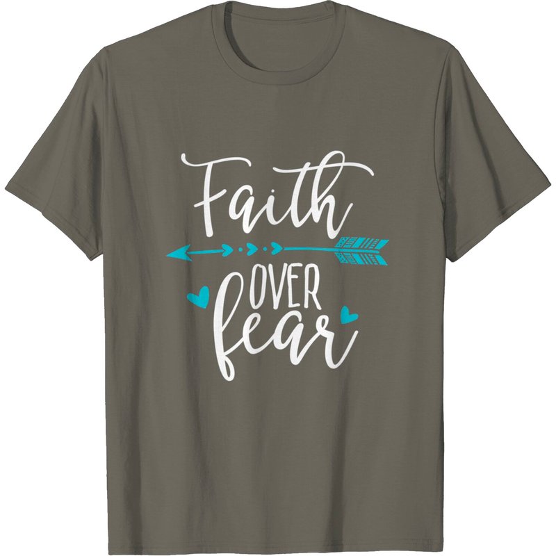 Faith Over Fear Apparel T-Shirt pour hommes — T-shirts pour hommes