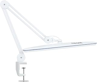 Neatfi XL 24W LED Desk Lamp with 23” Wide Shade and Adjustable Arm