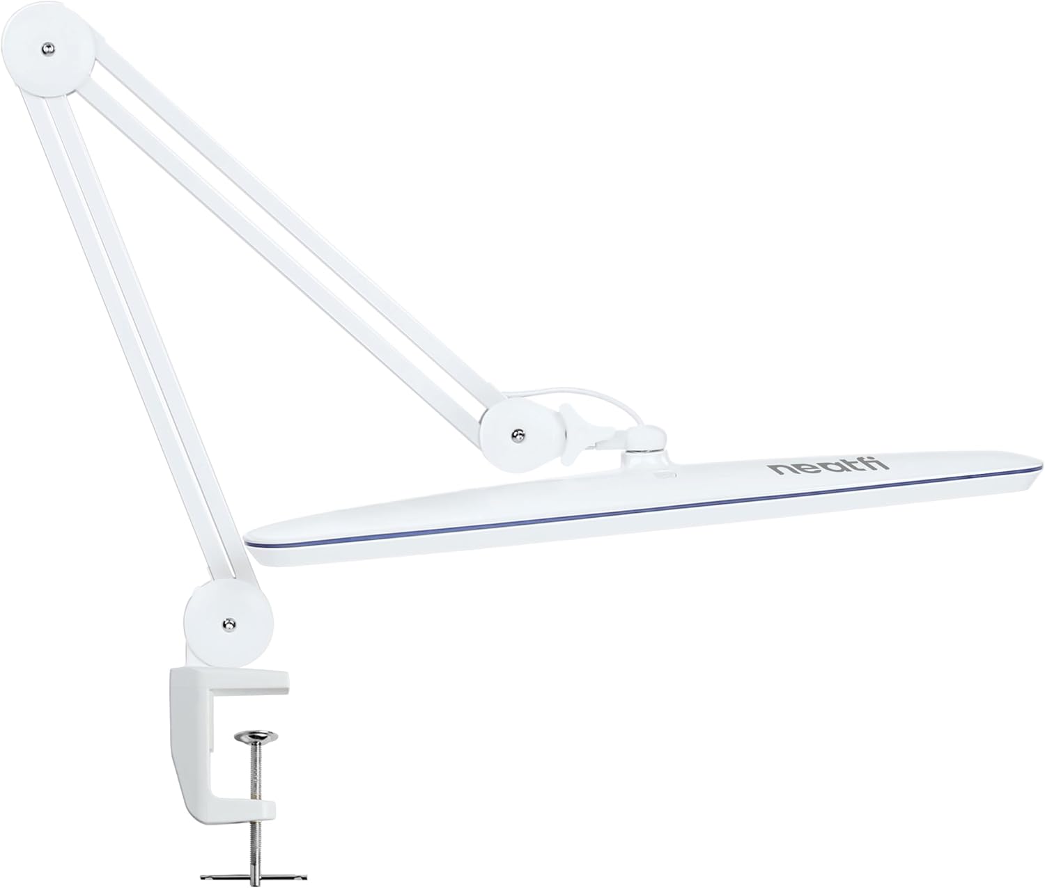 Lampe de Bureau LED Neatfi XL 24W avec Abat-jour de 23” et Bras Réglable — Lampe de bureau menée