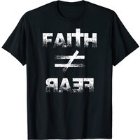 Faith Over Fear Shirt Distressed Christian Faith Gift Shirt T-shirt