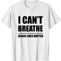 Black Lives Matter Shirts I Can't Breathe Tee Distressed Blm Protest T-shirt — Mens T Shirts