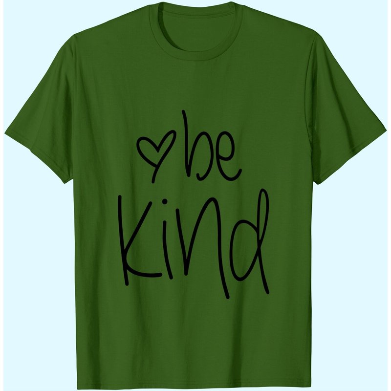 Be Kind T Shirts Women Cute Graphic Blessed Shirt Funny Inspirational Teacher Fall Tees Tops — Mens T Shirts