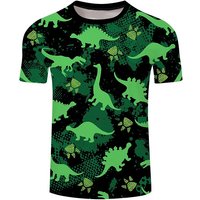 Men's Unisex Tee Shirt 3d Print Graphic Dinosaur For Casual, Daily, Holiday — Mens T Shirts