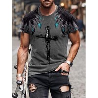 Street Style Cross Fit Workout Casual 3d T-shirt — Mens T Shirts