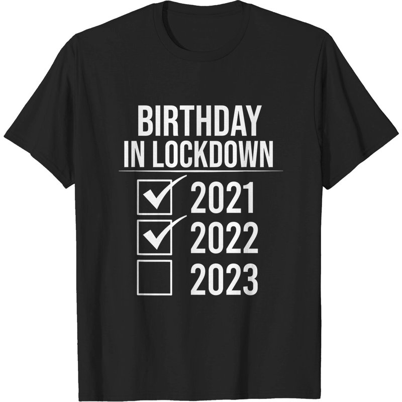 Anniversaire en confinement 2021 2022 T-shirt pour hommes en quarantaine — T-shirts pour hommes