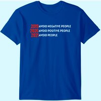 Avoid People Year 2021 Lockdown Social Distancing T-shirt