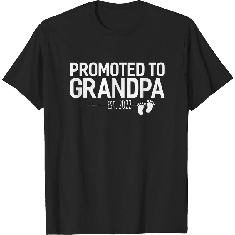 Promu grand-père 2022 bébé révéler grand-père cadeau T-Shirt pour hommes — T-shirts pour hommes