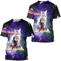 Cat Graphic 3d Shirt — T-shirts pour hommes
