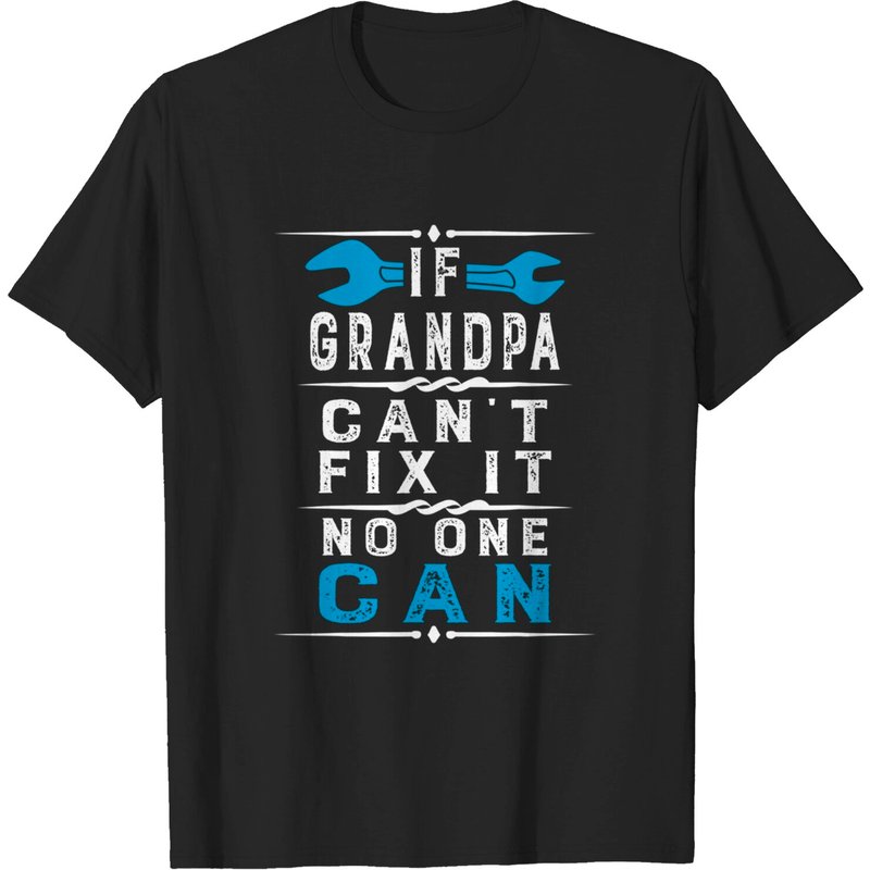 Si grand-père ne peut pas le réparer, personne ne peut papa T-shirt pour la fête des pères — T-shirts pour hommes