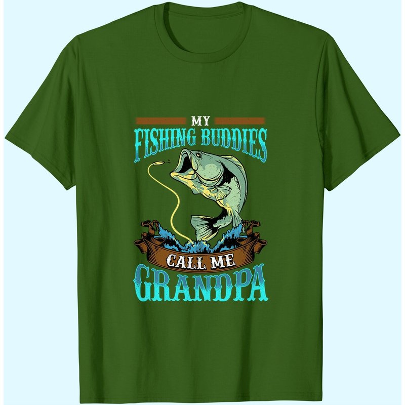 T-Shirt Homme Mes copains pêcheurs m'appellent grand-père — T-shirts pour hommes