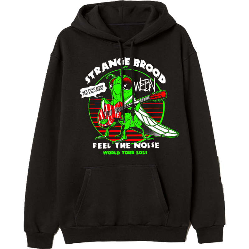 Webn Cicadas Sweat à capuche unisexe Strange Brood Feel The Noise Design — Sweats à capuche pour hommes