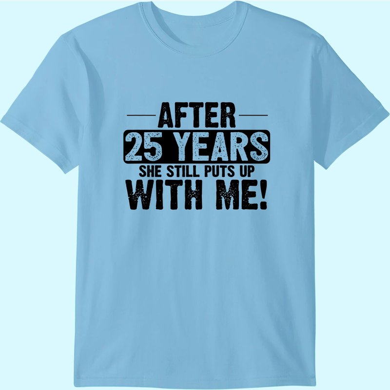 25th Anniversary 25 Years Marriage Husband T-shirt
