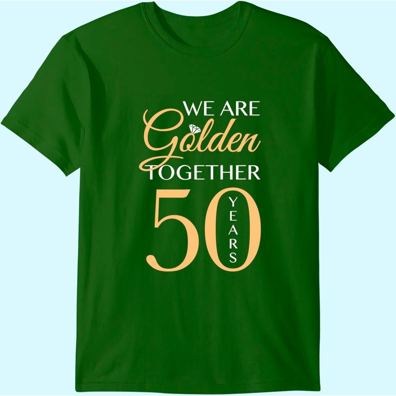 Romantic Shirt For Couples - 50th Wedding Anniversary T-shirt — T-shirts pour hommes