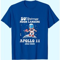 Kids 50th Anniversary Moon Landing Apollo 11 Astronaut Walk Shirt