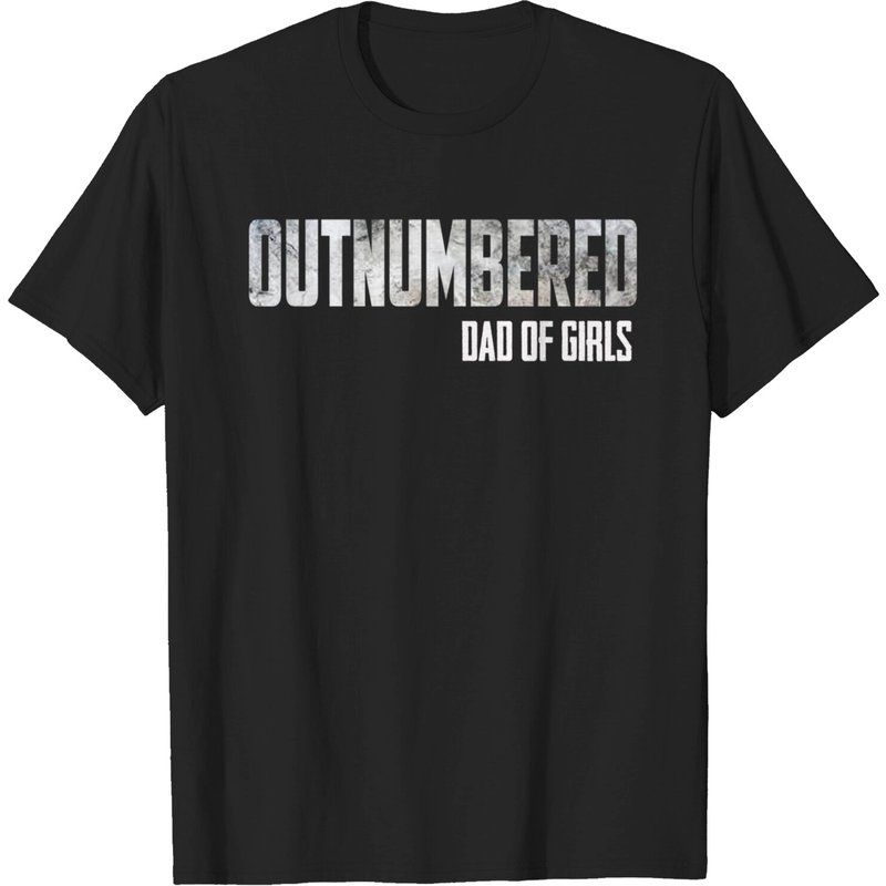 Mens Outnumbered Dad Of Girls Shirt For Dads With Girls T-shirt — T-shirts pour hommes