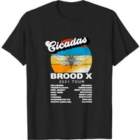 Cicada Unisex T Shirt Brood X 2021 Tour