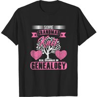 Historian Genealogist Grandmother Real Grandmas Do Genealogy T-shirt