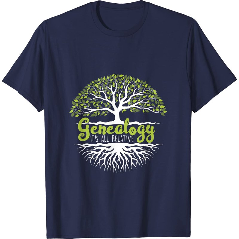 Genealogist Genealogy Ancestry Roots Family Tree History T-shirt — T-shirts pour hommes