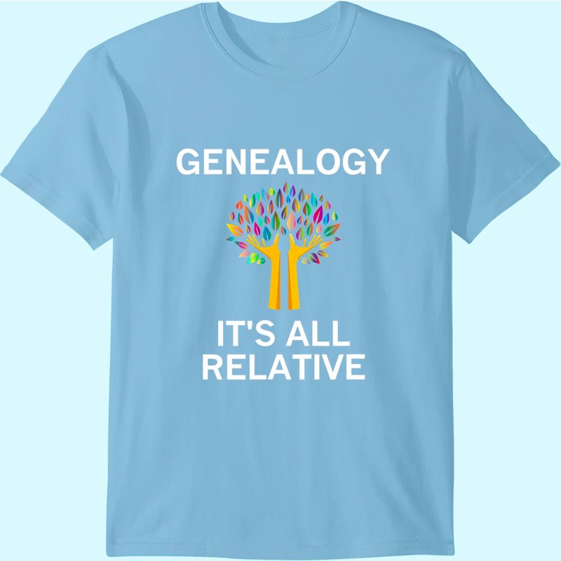 Tree Genealogy It's All Relative, Ancestry, Family History T-shirt — T-shirts pour hommes