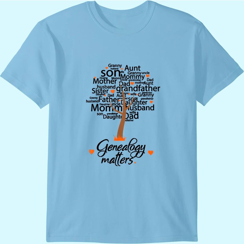 Genealogy Matters- Funny Genealogy T Shirt — T-shirts pour hommes