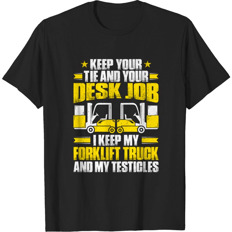 Forklift Operator Truck Driver Tee — T-shirts pour hommes