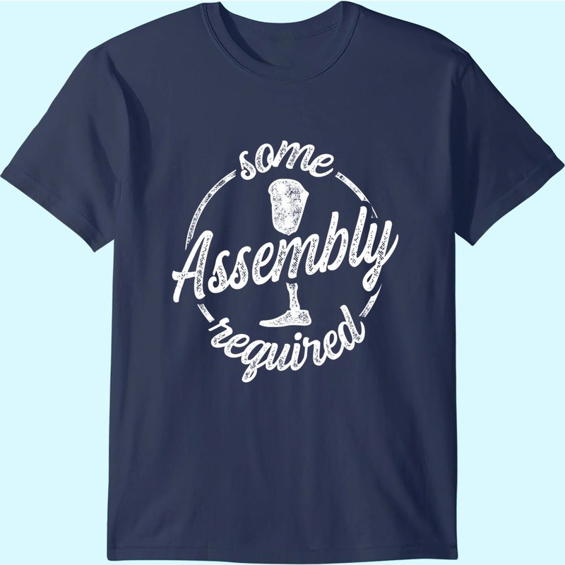 Amputee Humor Assembly Leg Arm Funny Recovery Gifts T-shirt — T-shirts pour hommes