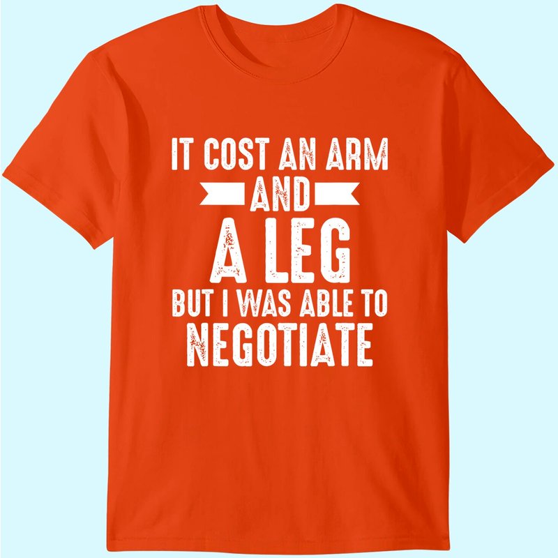 Amputee Able To Negotiate Funny Leg Amputee T-shirt — T-shirts pour hommes