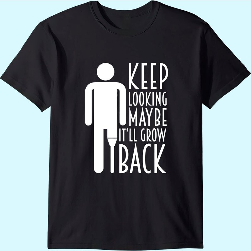 Leg Amputee Funny Keep Looking It'll Grow Back T-shirt — T-shirts pour hommes