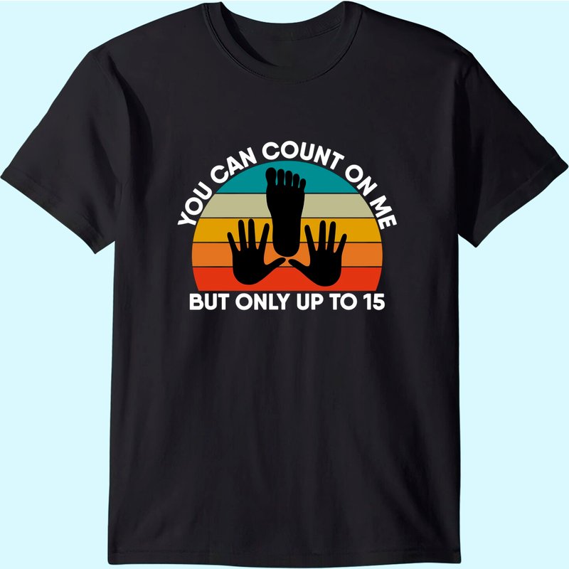 Amputated Leg Amputee You Can Count On Me Humor Funny T-shirt — T-shirts pour hommes