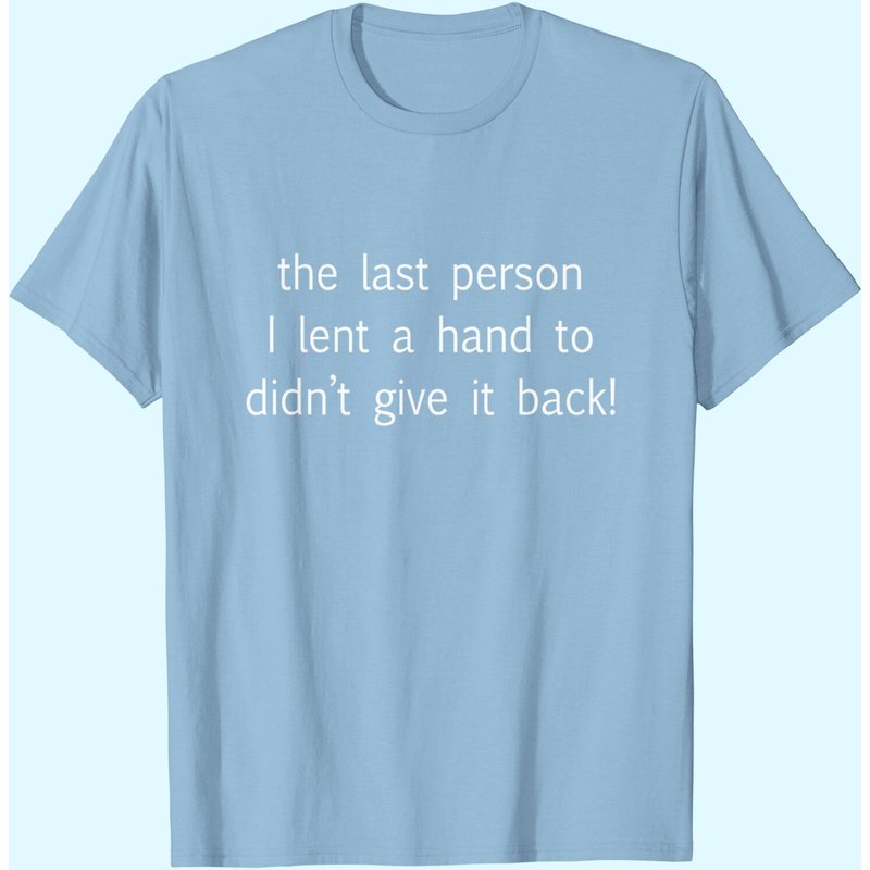 Funny Amputee Shirt Arm Amputee Hand Joke Gift — T-shirts pour hommes