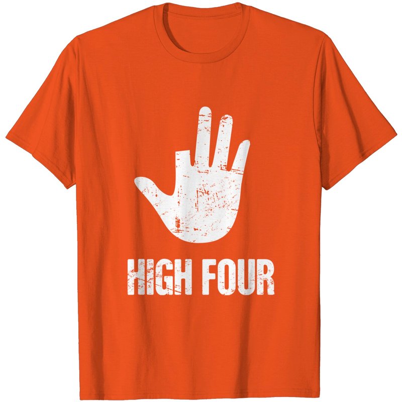 Four - Funny Cut Off Finger Gift / Amputated Missing Finger T-shirt