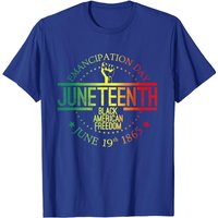 Juneteenth African American Freedom Black History June 19 T-shirt