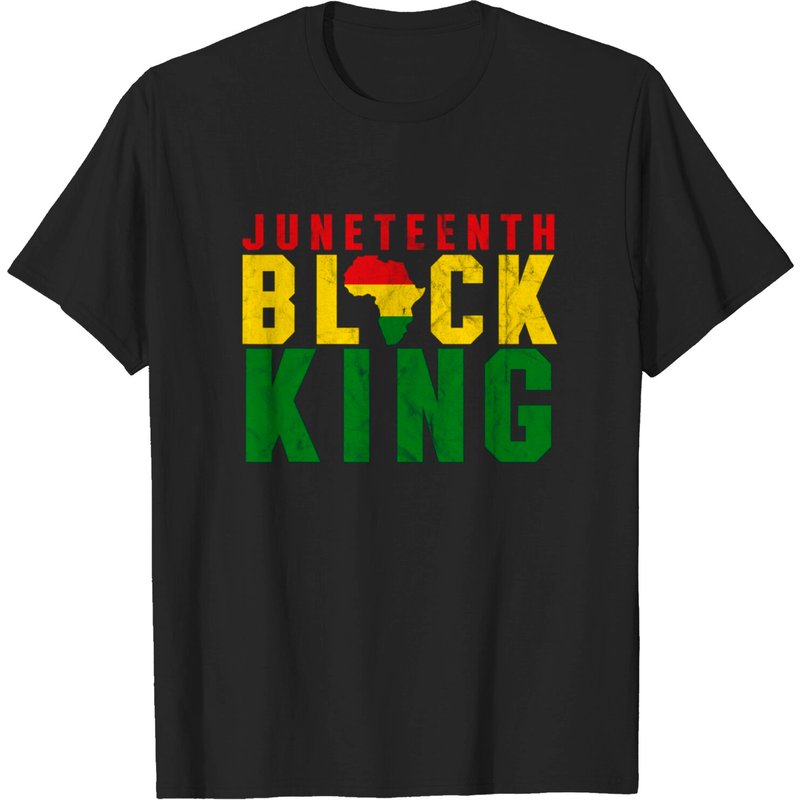 Juneteenth Black King Emancipation Day Melanin Black Pride T-shirt