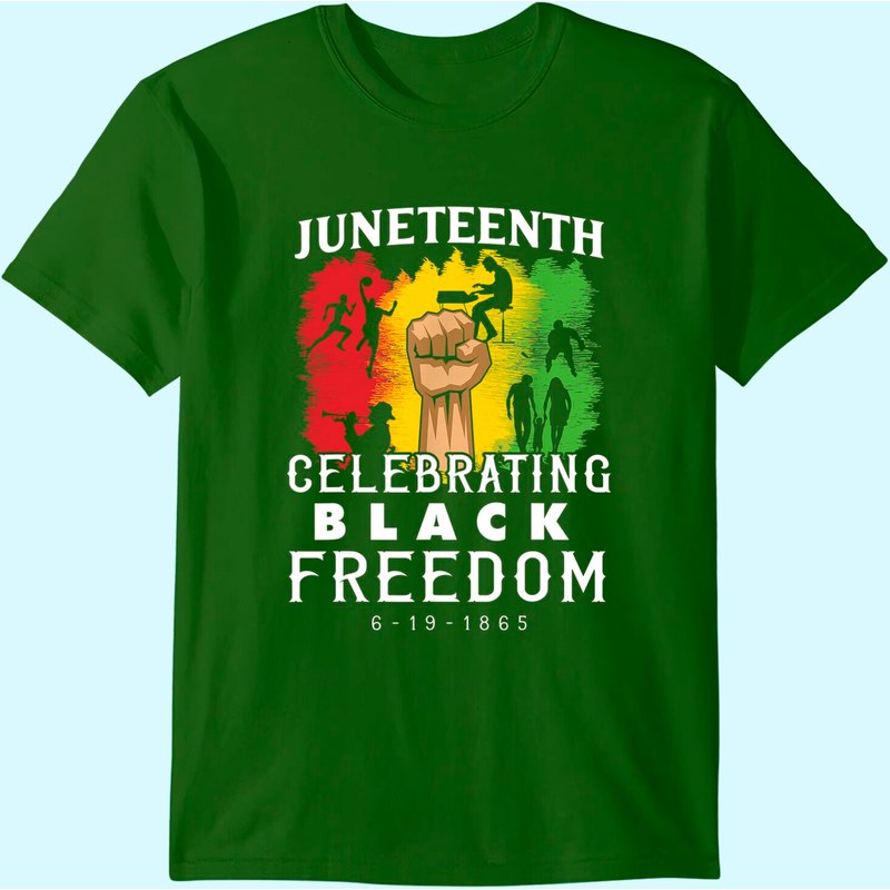 Juneteenth Men's T Shirt Celebrate Black Freedom