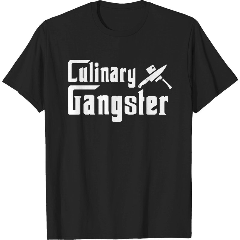 Culinary T Shirt, Cooking T-shirt, Culinary Gangster Shirt, Butcher Shirt — Mens T Shirts