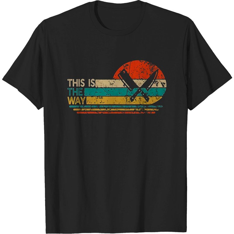 This Is The Way Cooking T-shirt For Men, Funny Chef Shirt, Cook Dad Gift — T-shirts pour hommes