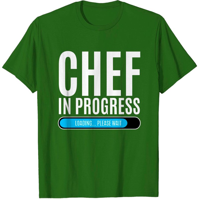 Chef In Progress Loading Please Wait T-shirt, Funny Cooking Shirt, Cooking Shirt, Culinary Shirt — T-shirts pour hommes