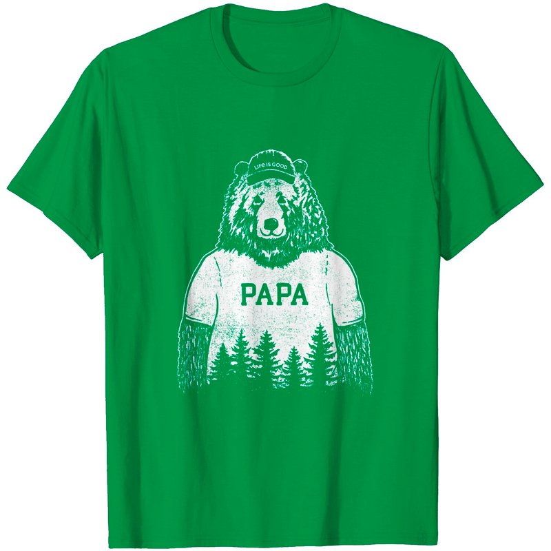 Men's Crusher Graphic T-shirt Papa Bear — T-shirts pour hommes