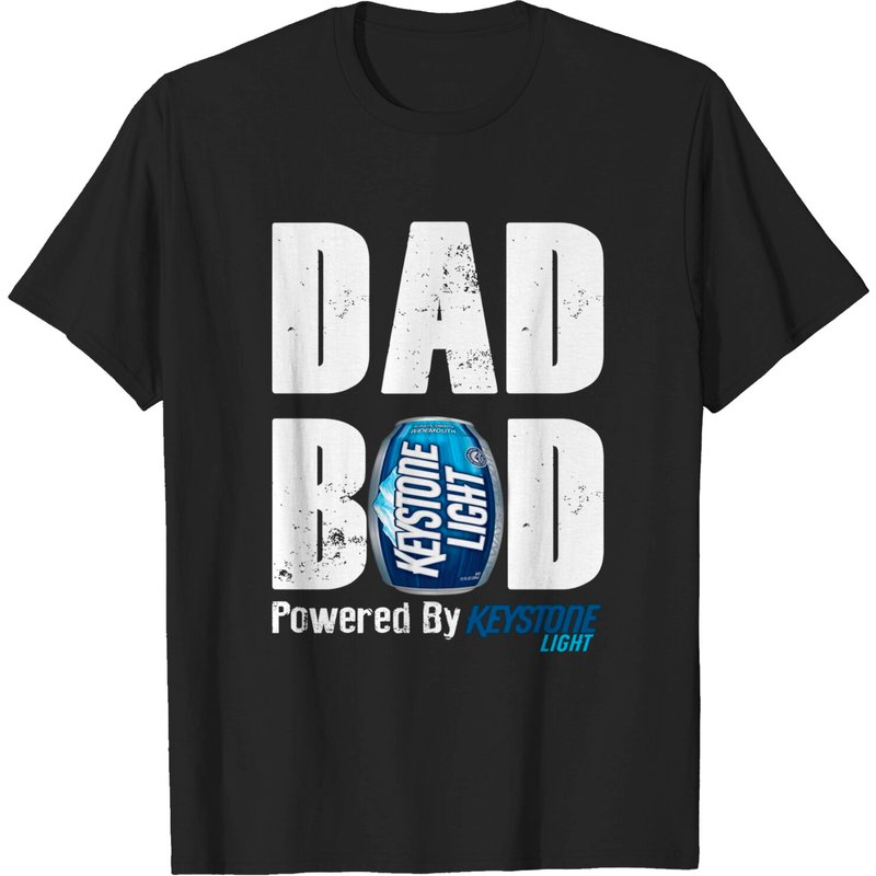 Men's T Shirt Dad Bod Light Beer