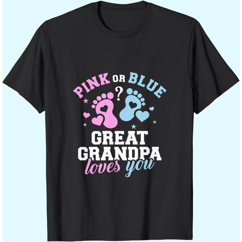 Gender Reveal Great Grandpa T-shirt — T-shirts pour hommes