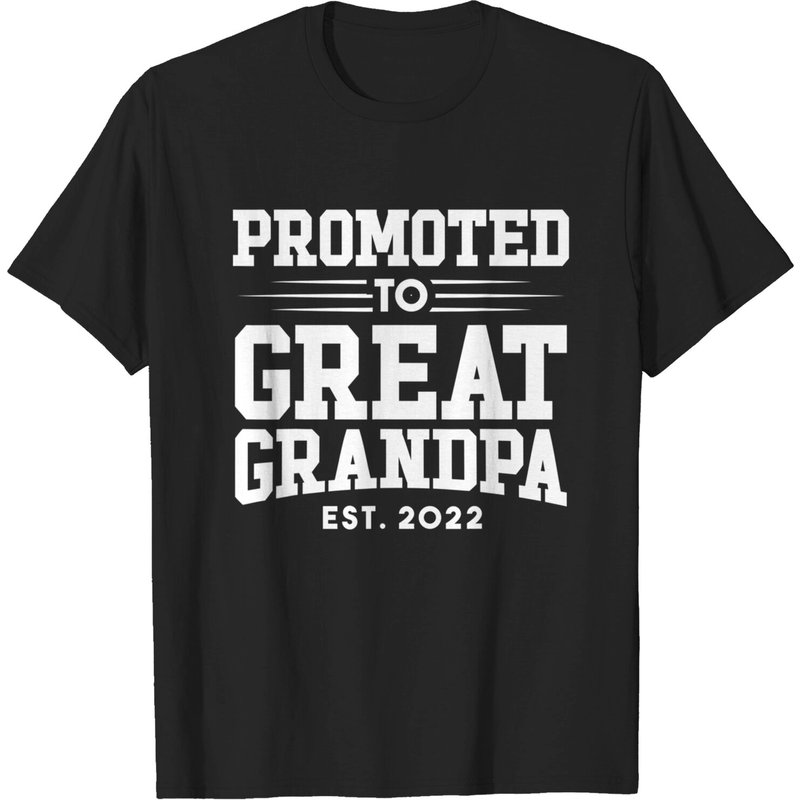 Men's T Shirt Promoted To Great Grandpa 2022 — T-shirts pour hommes