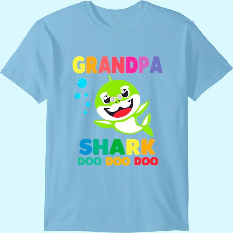 Men's T Shirt Grandpa Shark — T-shirts pour hommes