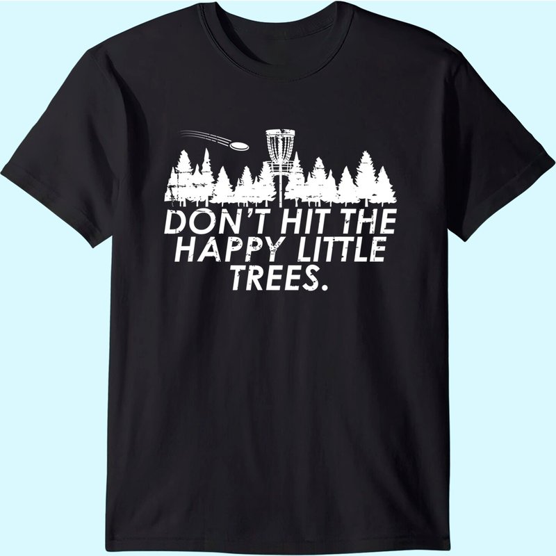 Funny Trees Disc Golf Shirt Perfect Gift For Frisbee Players — T-shirts pour hommes