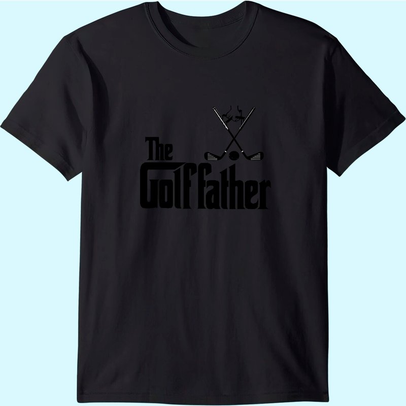 Mens The Golffather Golf Father Funny Golfing Fathers Day T-shirt — T-shirts pour hommes