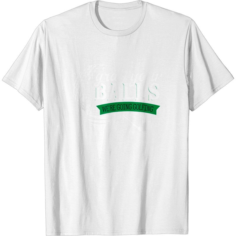 Funny Golf Shirts For Men Adult Humor, Golfer Balls — Mens T Shirts